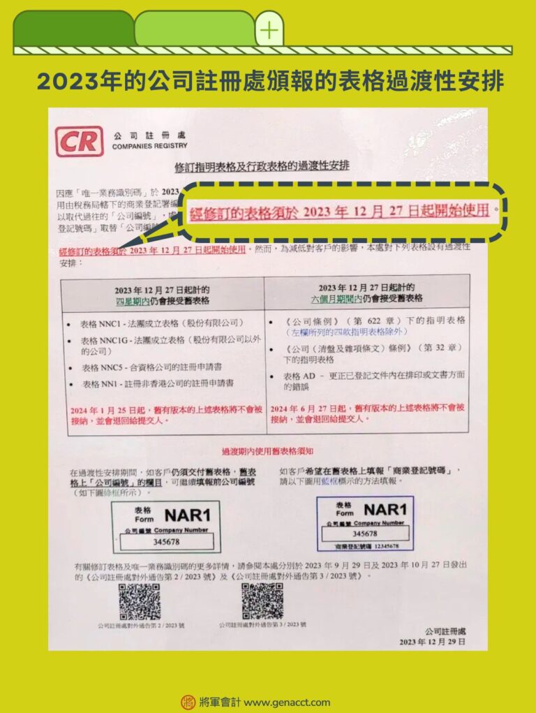 [Companies Registry Forms Guide] How to fill in 